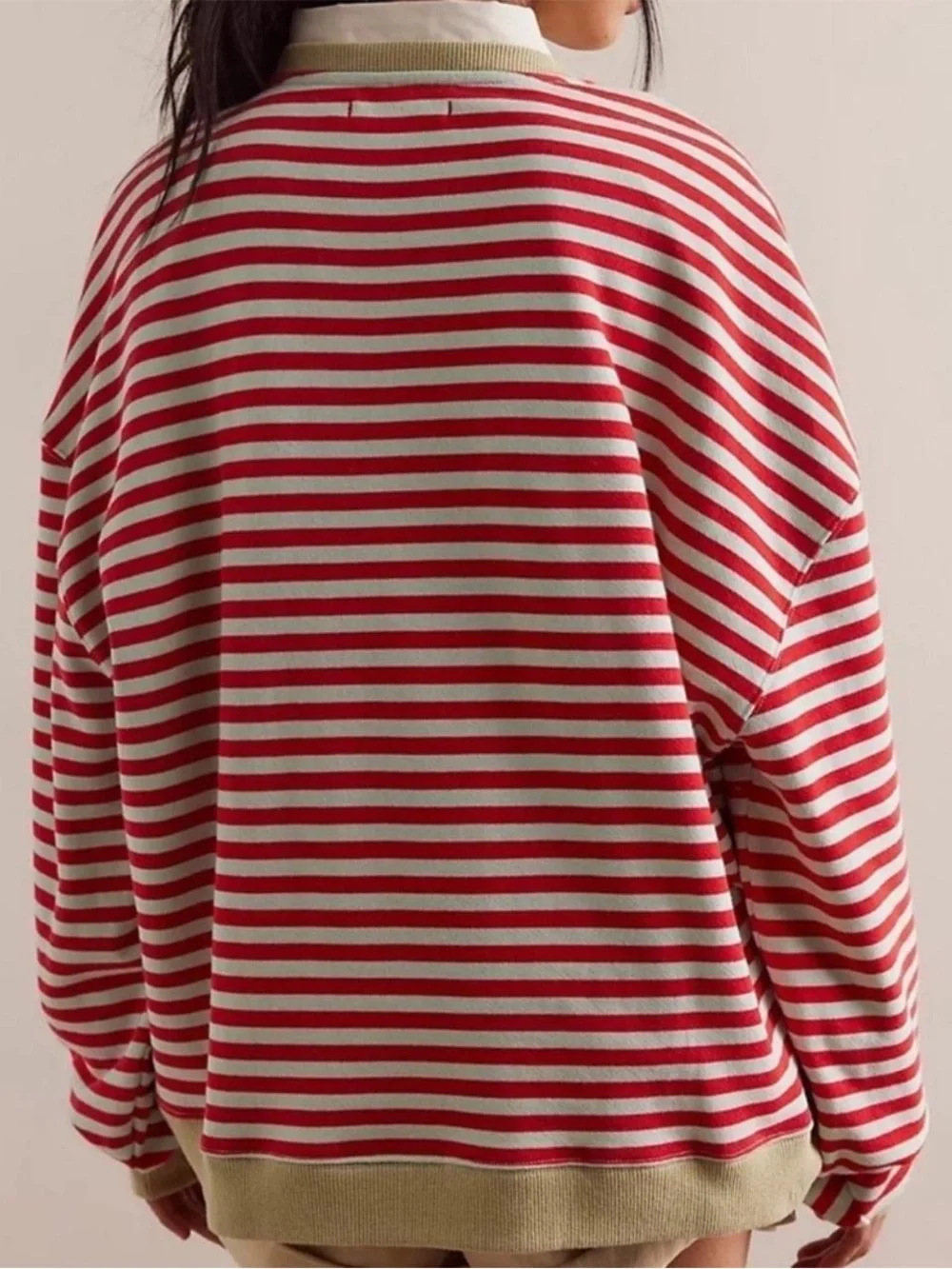 Free people Classic Striped Crew sweater
